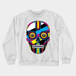 CMYK Deco Skull Crewneck Sweatshirt